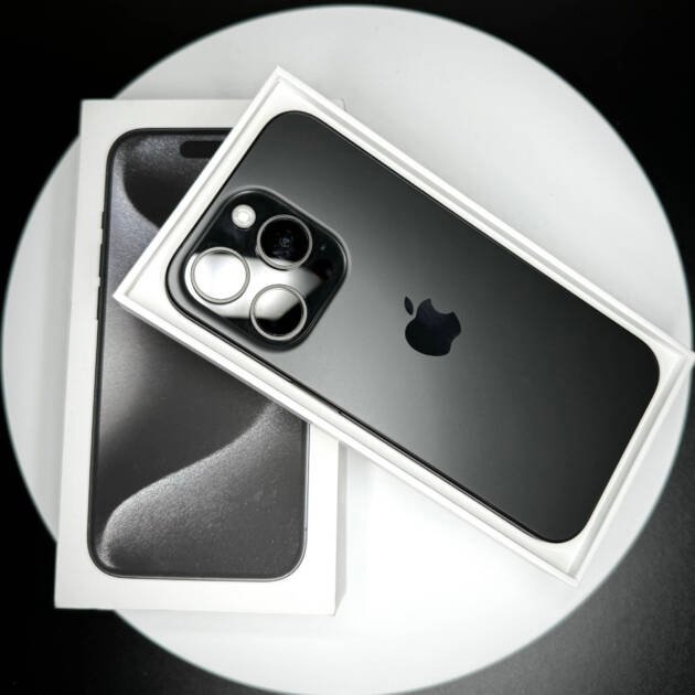 Apple iPhone 15 pro 128gb black 100% bat oryginalne pudełko