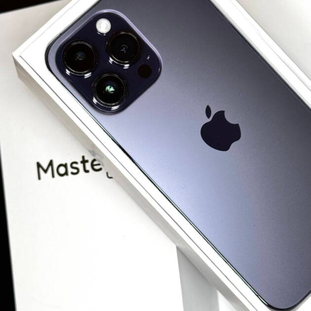 Apple Iphone 14 Pro max 128gb purple jak nowy 100% bateria