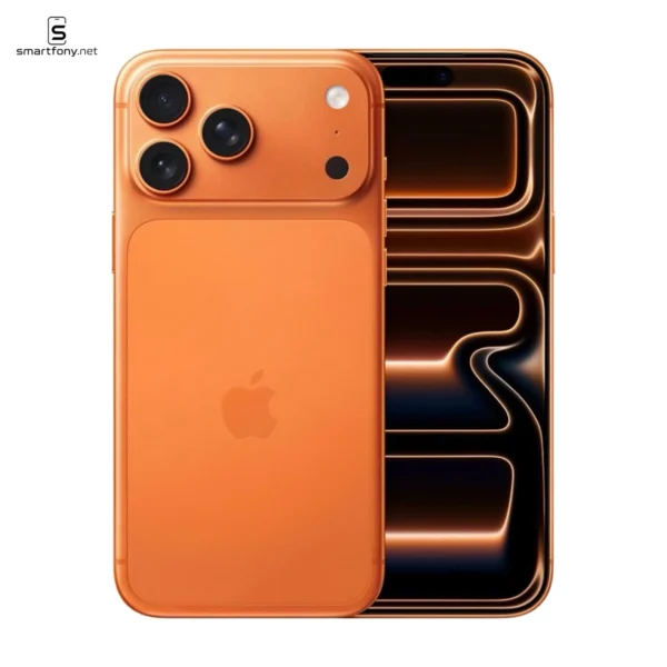 iPhone 17 Pro Max Cosmic Orange (kosmiczny pomarańcz) - używany, tył i ekran