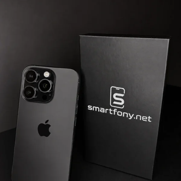 iPhone 16 Pro Black Titanium (tytan czarny) w Premium Box Smartfony.net, wersja z gniazdem karty SIM i eSIM - zdjęcie 1