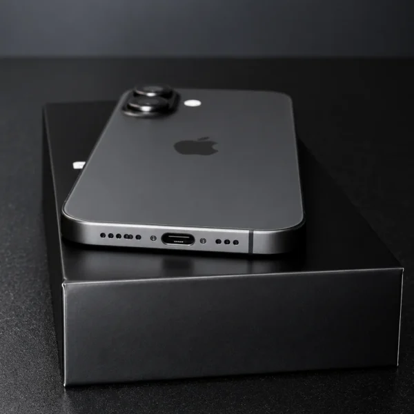 iPhone 17 Black (czarny) w Premium Box Smartfony.net, wersja z gniazdem karty SIM i eSIM - zdjęcie 1