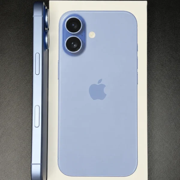 iPhone 17 Blue (niebieski) w oryginalnym pudełku Apple, wersja z gniazdem karty SIM i eSIM - zdjęcie 4