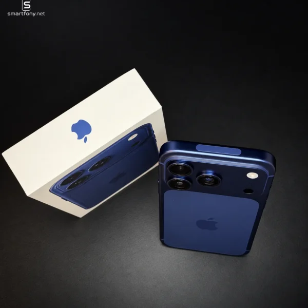 iPhone 17 Pro Deep Blue (głębinowy błękit) w oryginalnym pudełku Apple, wersja eSIM (bez gniazda karty SIM) - zdjęcie 3