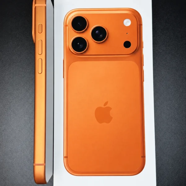 iPhone 17 Pro Cosmic Orange (kosmiczny pomarańcz) w oryginalnym pudełku Apple, wersja eSIM (bez gniazda karty SIM) - zdjęcie 7