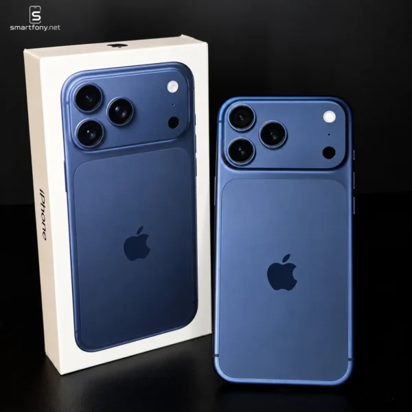 iPhone 17 Pro Max Deep Blue (głębinowy błękit) w oryginalnym pudełku Apple, wersja eSIM (bez gniazda karty SIM) - zdjęcie 4