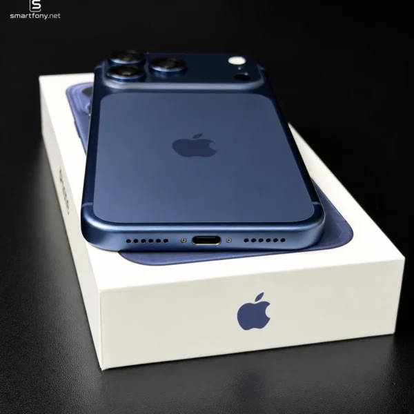 iPhone 17 Pro Max Deep Blue (głębinowy błękit) w oryginalnym pudełku Apple, wersja eSIM (bez gniazda karty SIM) - zdjęcie 6