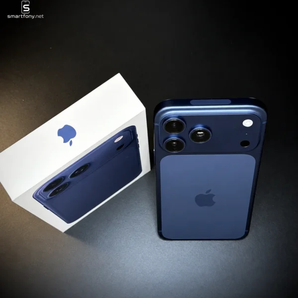 iPhone 17 Pro Max Deep Blue (głębinowy błękit) w oryginalnym pudełku Apple, wersja eSIM (bez gniazda karty SIM) - zdjęcie 7