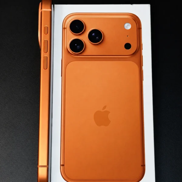 iPhone 17 Pro Max Cosmic Orange (kosmiczny pomarańcz) w oryginalnym pudełku Apple, wersja eSIM (bez gniazda karty SIM) - zdjęcie 5