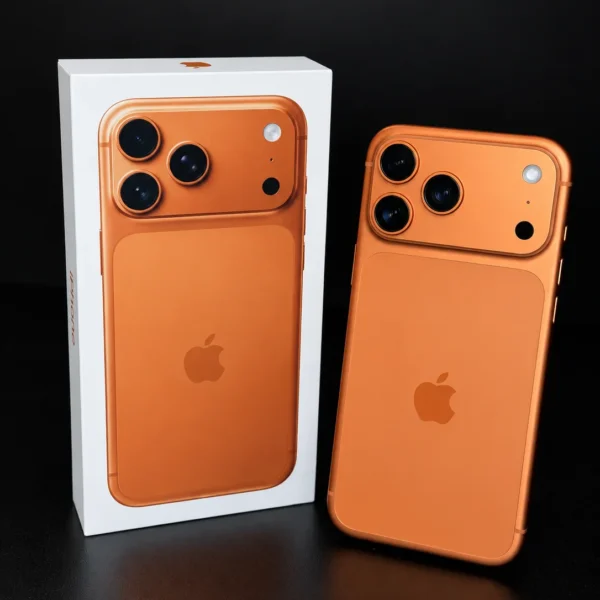 iPhone 17 Pro Max Cosmic Orange (kosmiczny pomarańcz) w oryginalnym pudełku Apple, wersja eSIM (bez gniazda karty SIM) - zdjęcie 6