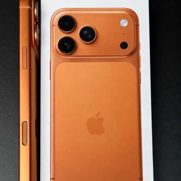 iPhone 17 Pro Max Cosmic Orange (kosmiczny pomarańcz) w oryginalnym pudełku Apple, wersja eSIM (bez gniazda karty SIM) - zdjęcie 7