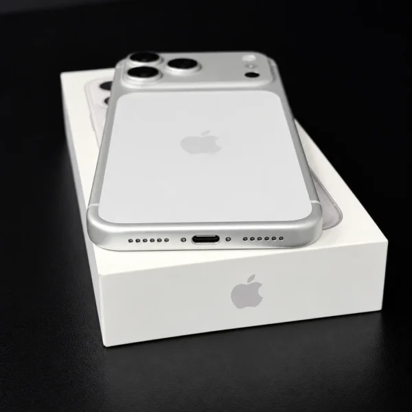 iPhone 17 Pro Max Silver (srebrny) w oryginalnym pudełku Apple, wersja eSIM (bez gniazda karty SIM) - zdjęcie 5