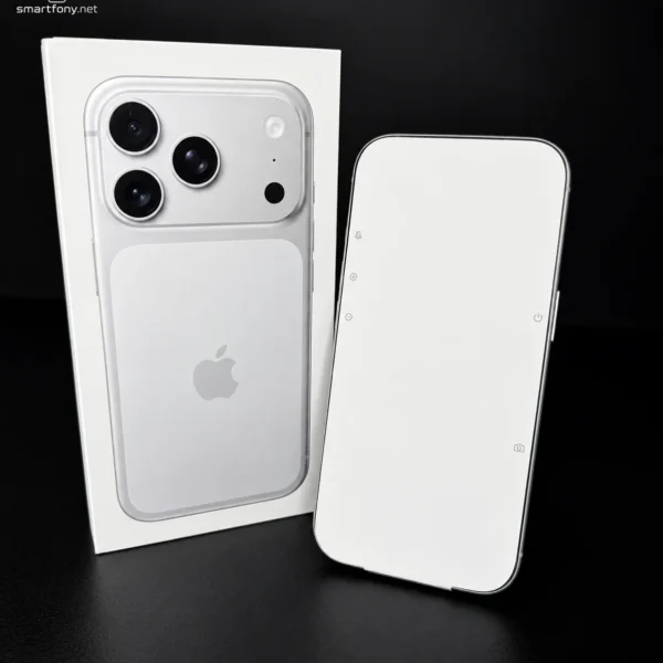 iPhone 17 Pro Silver (srebrny) w oryginalnym pudełku Apple, wersja eSIM (bez gniazda karty SIM) - zdjęcie 1