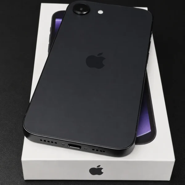 iPhone 17e Black (czarny) w oryginalnym pudełku Apple, wersja eSIM (bez gniazda karty SIM) - zdjęcie 2