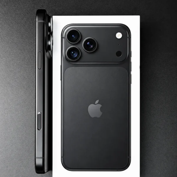 iPhone 18 Pro Max Black (czarny) w oryginalnym pudełku Apple, wersja eSIM (bez gniazda karty SIM) - zdjęcie 1