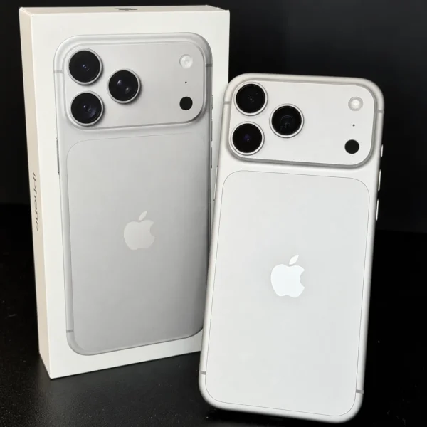 iPhone 18 Pro Max Silver (srebrny) w oryginalnym pudełku Apple, wersja eSIM (bez gniazda karty SIM) - zdjęcie 2