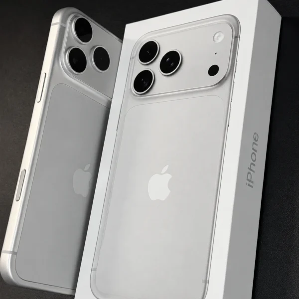 iPhone 18 Pro Max Silver (srebrny) w oryginalnym pudełku Apple, wersja eSIM (bez gniazda karty SIM) - zdjęcie 4