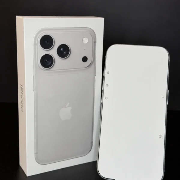 iPhone 18 Pro Silver (srebrny) w oryginalnym pudełku Apple - zdjęcie 1